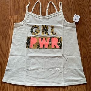NWT Ivory Crazy 8 tank, size XL
